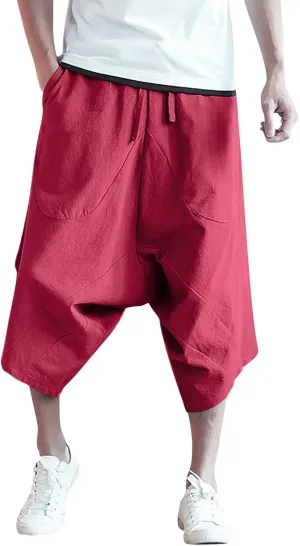 Big and Tall Sweatpants for Men Pants 6 Pocket Full Outdoor Casual Sweatpants Sweatpants for Men Pants Casual Rope