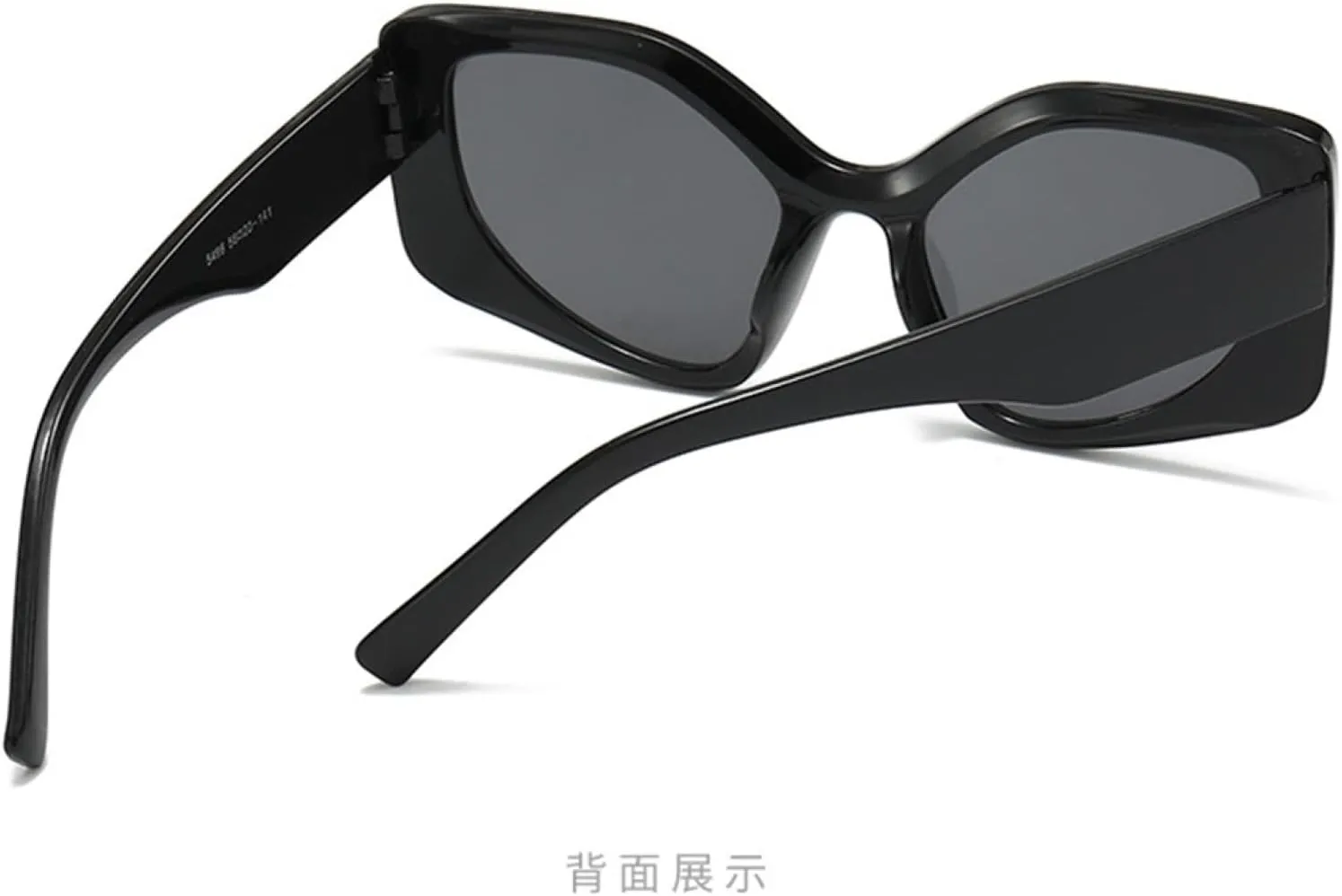 Big Frame Vintage Cat Eye Sunglasses Women Men Sun Glasses(3,one)