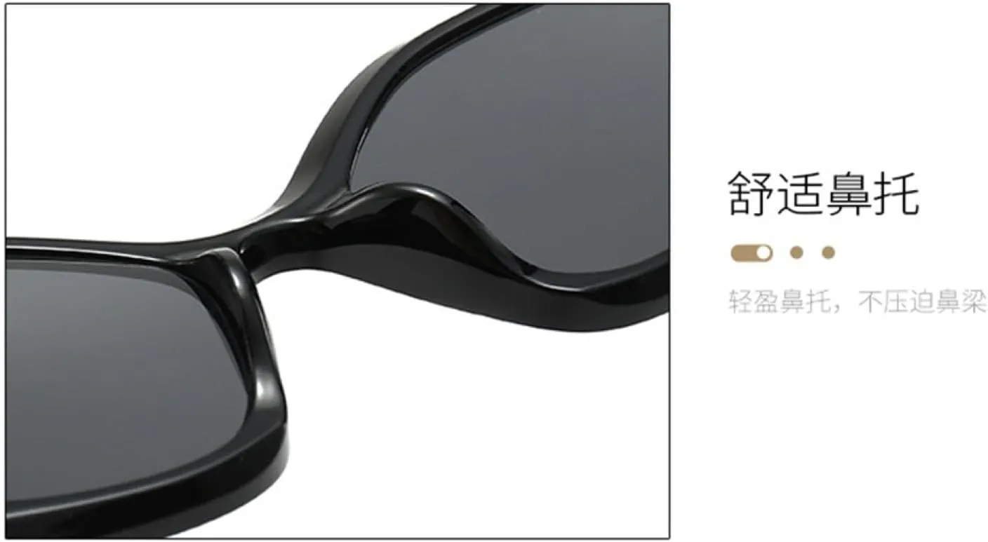 Big Frame Vintage Cat Eye Sunglasses Women Men Sun Glasses(3,one)