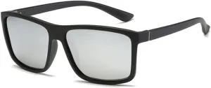 Black Polarized Sunglasses Men Mirror Blue Sun Glasses Unisex Vintage Anti Glare Shades UV400