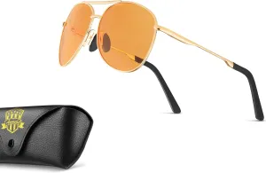 Blue Light Blocking Gaming Glasses ESports Computer Gamer GlassesAmber Gaming Glasses-Anti Glare for Better Sleep