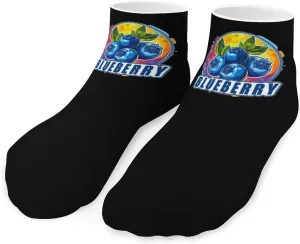 Blueberry Ankle Socks Breathable Low Cut Sports Socks Casual No Show Sock for Women Men