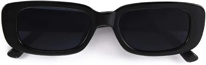 BOJOD Rectangle Sunglasses for Women Retro Fashion Sunglasses UV 400 Protection Square Frame Eyewear