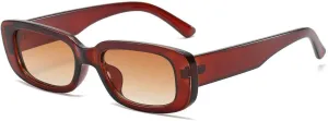 BOJOD Rectangle Sunglasses for Women Retro Fashion Sunglasses UV 400 Protection Square Frame Eyewear