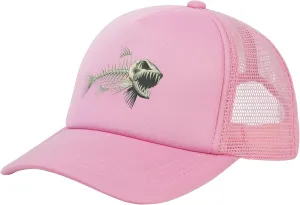 Bone Fish Baseball Hat Sports Baseball Cap Mesh Hat
