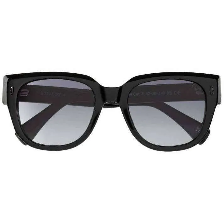 Botaniq Soft Square Sunglasses - Black