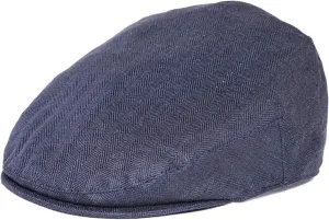BOTVELA Men Linen Flat Ivy Breathable Summer Newsboy Hat