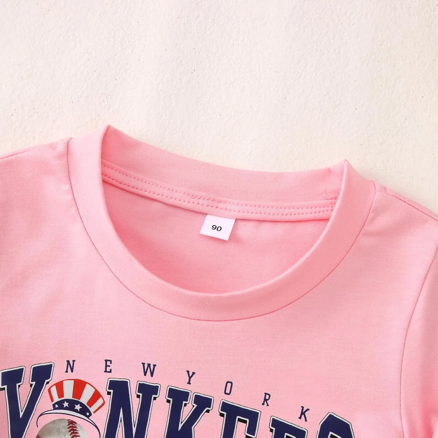BOUTIKOME Toddler Baby Boys Girls Baseball Shirt Baseball Team Graphic T-Shirt Baseball Fan Tees Game Day Outfit Summer Tops