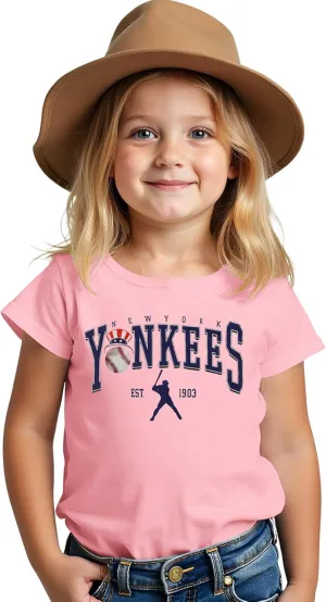 BOUTIKOME Toddler Baby Boys Girls Baseball Shirt Baseball Team Graphic T-Shirt Baseball Fan Tees Game Day Outfit Summer Tops
