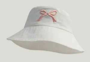 Bow-Tie Sun Hats for Women Floppy Fishing Hat Casual Safari Hat Wide Brim Bucket Hat UV Protection Sun Cap for Summer Outdoor