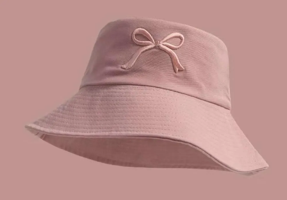 Bow-Tie Sun Hats for Women Floppy Fishing Hat Casual Safari Hat Wide Brim Bucket Hat UV Protection Sun Cap for Summer Outdoor