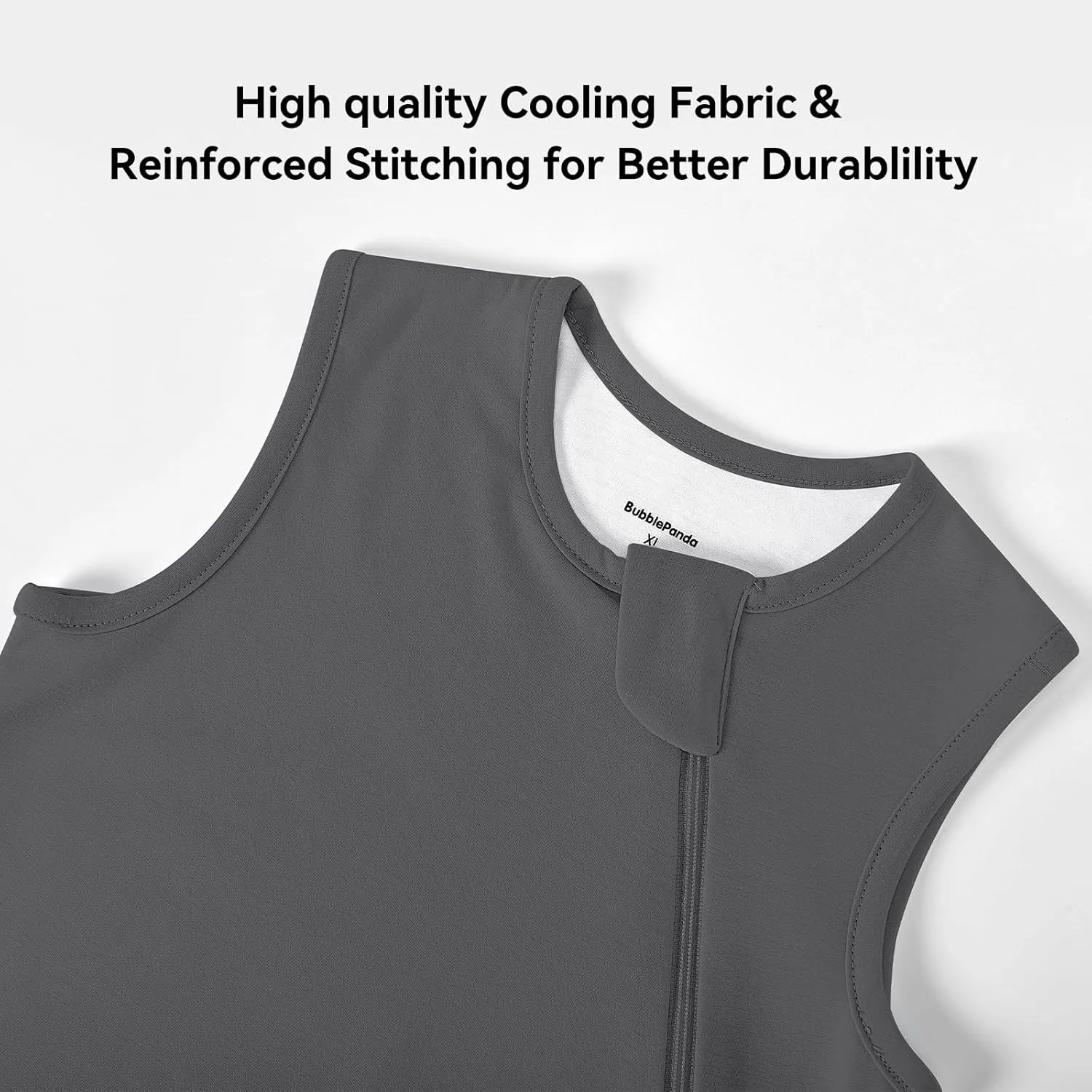 BubblePanda Cooling Summer Sleep Sack 0.5 Tog 0-6 Months Q-Max 0.3 Soft Lightweight Sleep Sack 3-6 Months Baby Cooling Blanket for Hot Sleeper Night Sweats for Infant Newborn Transition