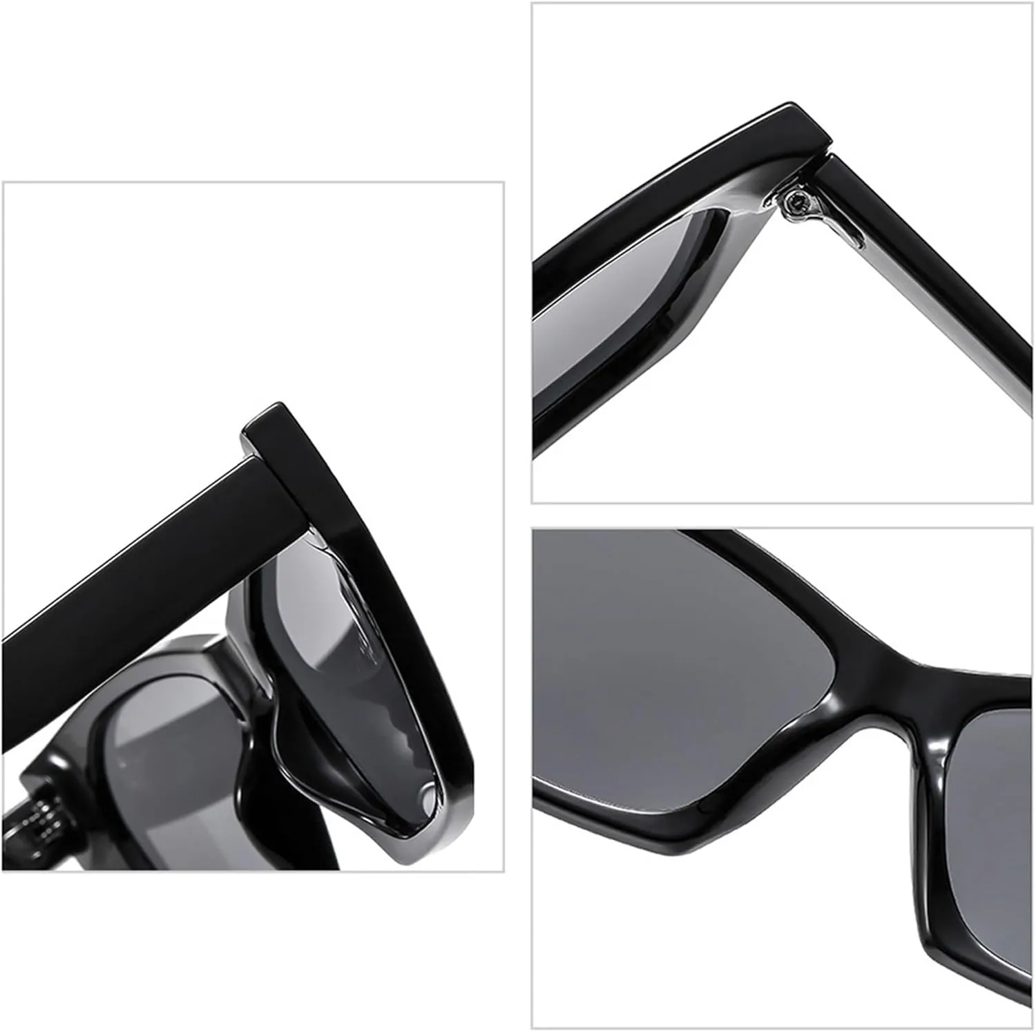 bullabulling Demi Cat Eye Sunglasses for Women Cateye Frames Fashion Vintage Square Classic Retro Sun Glasses