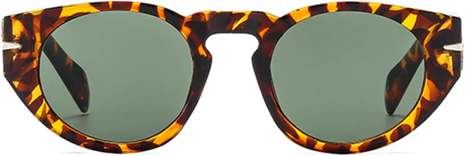bullabulling Retro Round Sunglasses Women Classic Vintage Men Sun Shades UV400 Oval Female