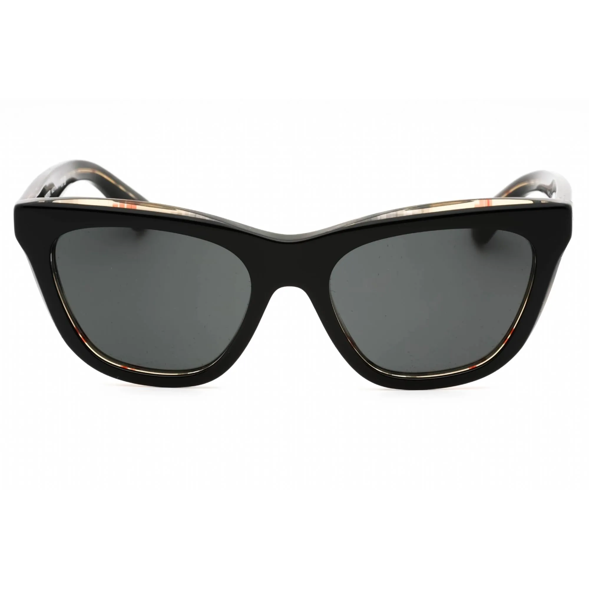 Burberry Women's Sunglasses - Top Black On Vintage Check Full Rim | 0BE4435 412187