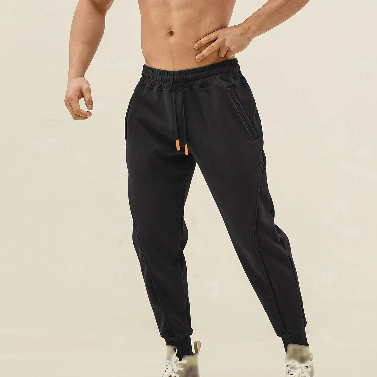 Cargo Pants for Men Big and Tall, 2023 Outdoor Autumn Men's Cargo Casual Pants Plain Color Joggers Men's Heavyweight