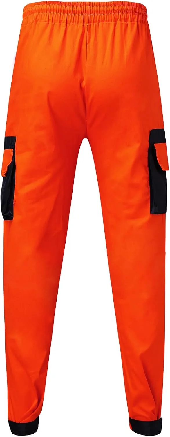 Cargo Pants for Men Big and Tall, Camouflage Pants Men's Sports Casual Jogging Trousers Lightweight Hiking Work Pants