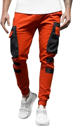 Cargo Pants for Men Big and Tall, Camouflage Pants Men's Sports Casual Jogging Trousers Lightweight Hiking Work Pants