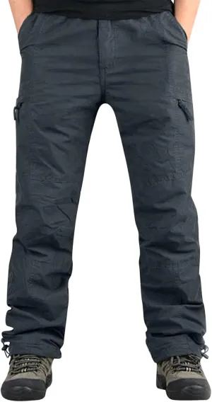 Cargo Pants for Men Joggers Active for Men Gym Training Pants Men's Fleece Cargo Sweatpants Heavyweight Mens Fashion