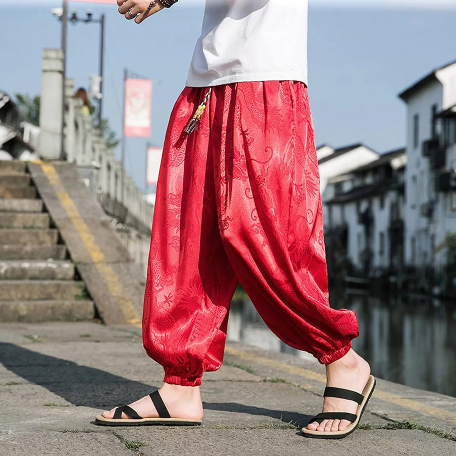 Cargo Pants for Men Relaxed Fit Hiking Pants Workout Joggers Sweatpants for Men Men's Athletic Sweatpants Loose Fit
