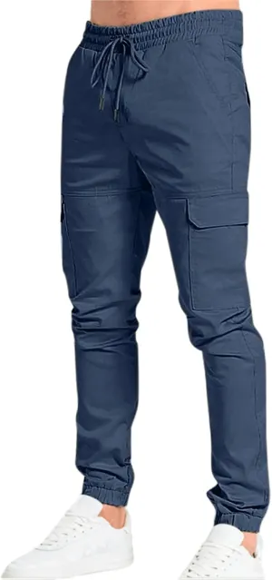 Cargo Sweatpants for Men Big and Tall Men's Sports Casual Jogging Trousers Lightweight Hiking Work Pants Outdoor Pant