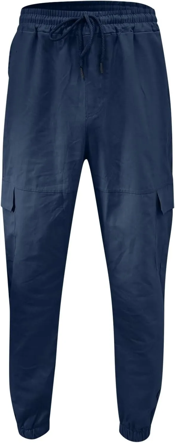 Cargo Sweatpants for Men Big and Tall Men's Sports Casual Jogging Trousers Lightweight Hiking Work Pants Outdoor Pant