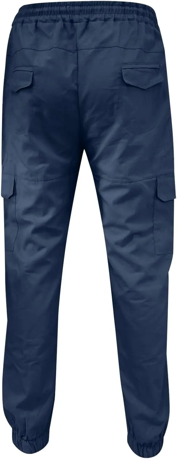Cargo Sweatpants for Men Big and Tall Men's Sports Casual Jogging Trousers Lightweight Hiking Work Pants Outdoor Pant