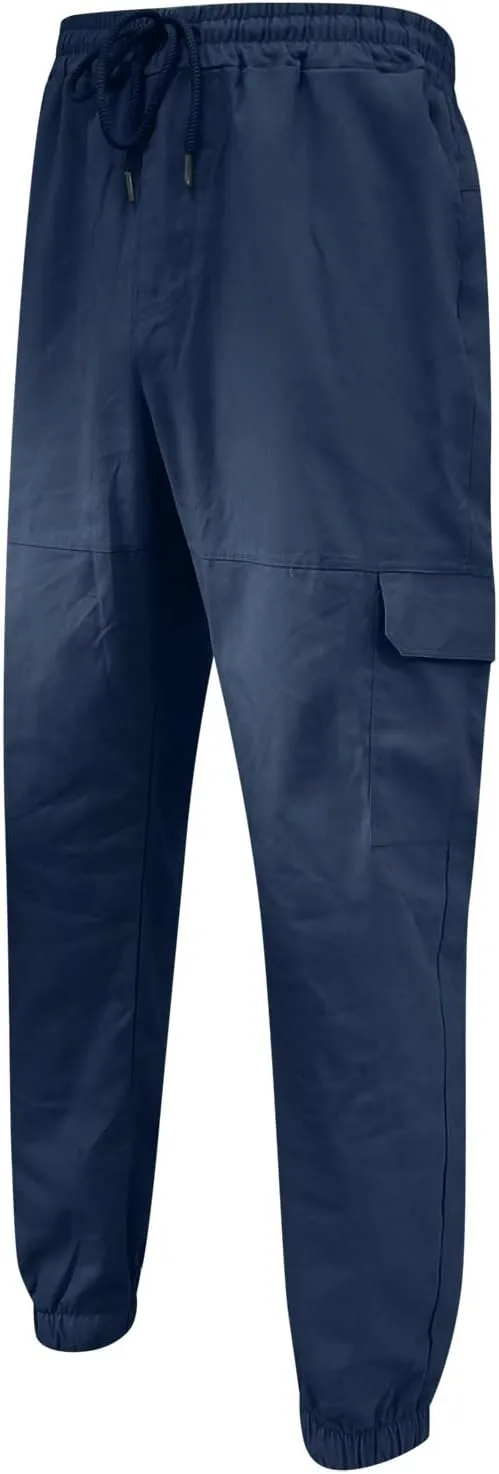 Cargo Sweatpants for Men Big and Tall Men's Sports Casual Jogging Trousers Lightweight Hiking Work Pants Outdoor Pant