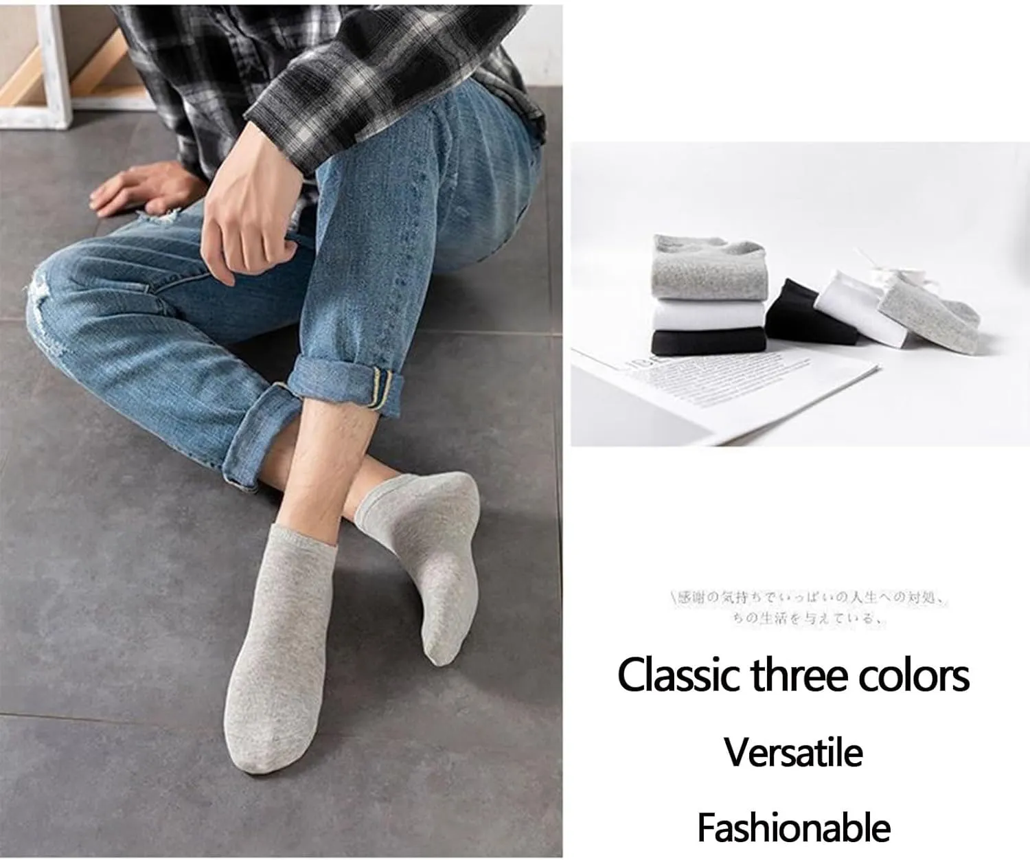 Casual Mens Womens Ankle Athletic Running Socks Thin Low Cut No Show Solid Casual Socks(One size-100Pair)