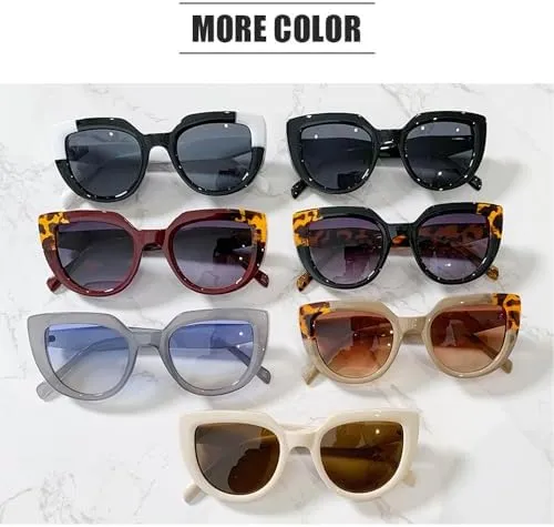 Cat Eye Sunglasses For Women Men Vintage Sun GlassesTrending Female Shades UV400