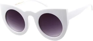 Cat Eye Sunglasses Vintage White Black Female Cateye Sun Glasses