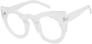 Cat Eye Sunglasses Vintage White Black Female Cateye Sun Glasses