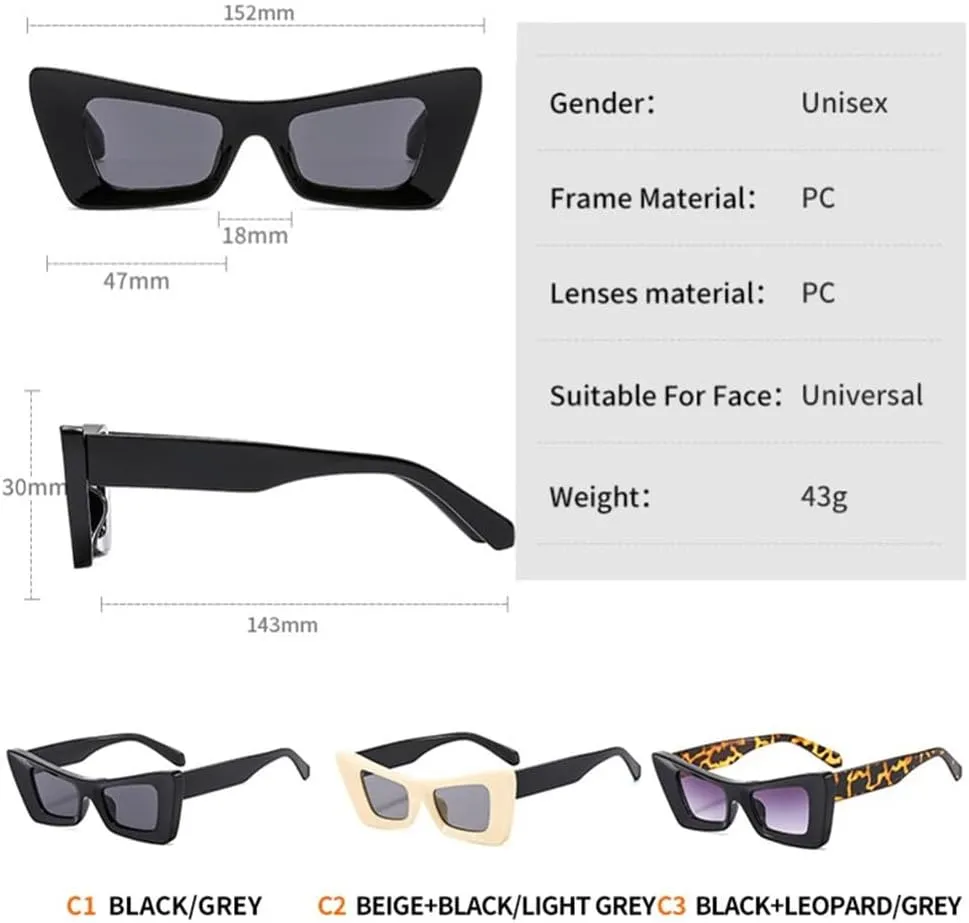 Cat Eye Sunglasses Women Fashion Vintage Female Shades Luxury Sun Glasses UV400 Eyewear