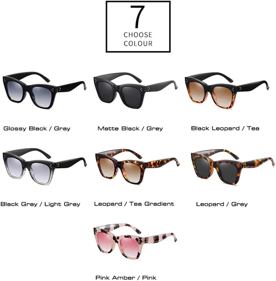 Cat Eye Sunglasses Women Shades UV400 Men Gradient Sun Glasses