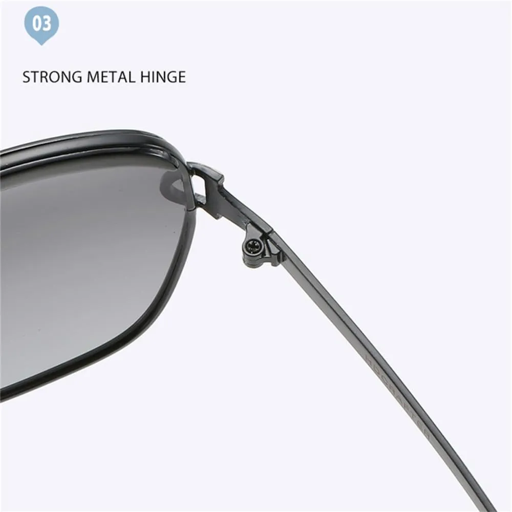 CGZWFERA-Oversized Polarized Sunglasses Women Metal Ladies Sun Glasses Vintage Anti-glare Driving Eyeglasses UV400