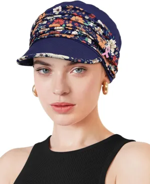 Chemo Headwear Viscose Newsboy Cap for Women Summer Hats