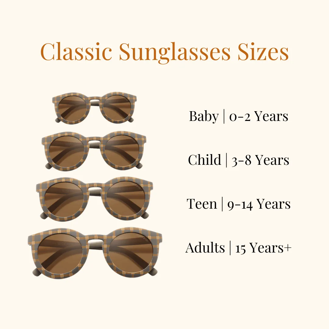 CLASSIC: BENDABLE & POLARIZED SUNGLASSES | STORM PLAID