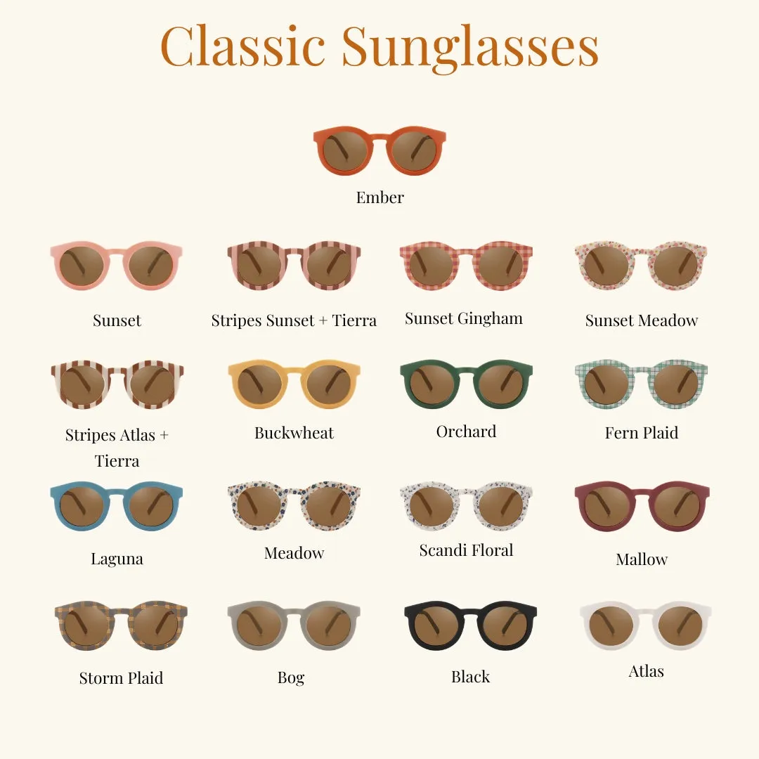 CLASSIC: BENDABLE & POLARIZED SUNGLASSES | STORM PLAID