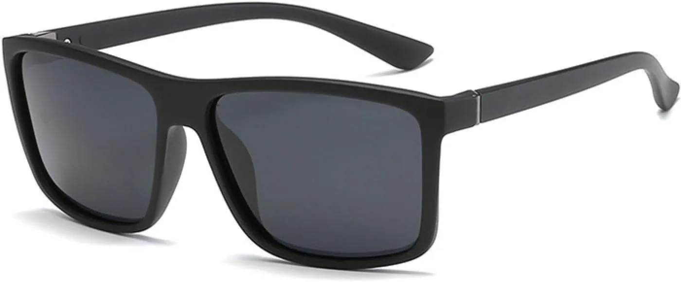 Classic Black Polarized Sunglasses Men Fashion Mirror Vintage Anti Glare Driving Shades Uv400