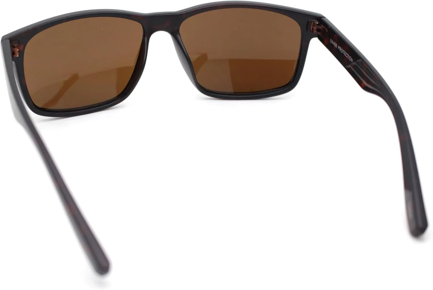 Classic Mens Sport Horn Rim Plastic Rectangular Sunglasses