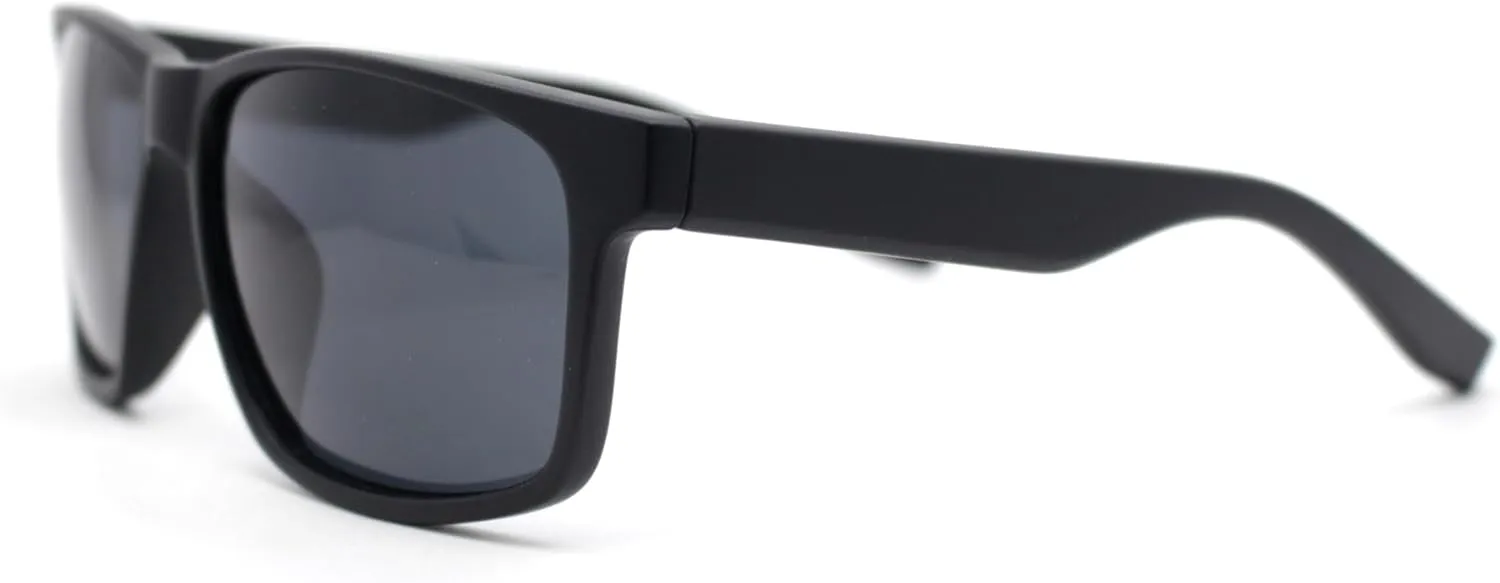 Classic Mens Sport Horn Rim Plastic Rectangular Sunglasses
