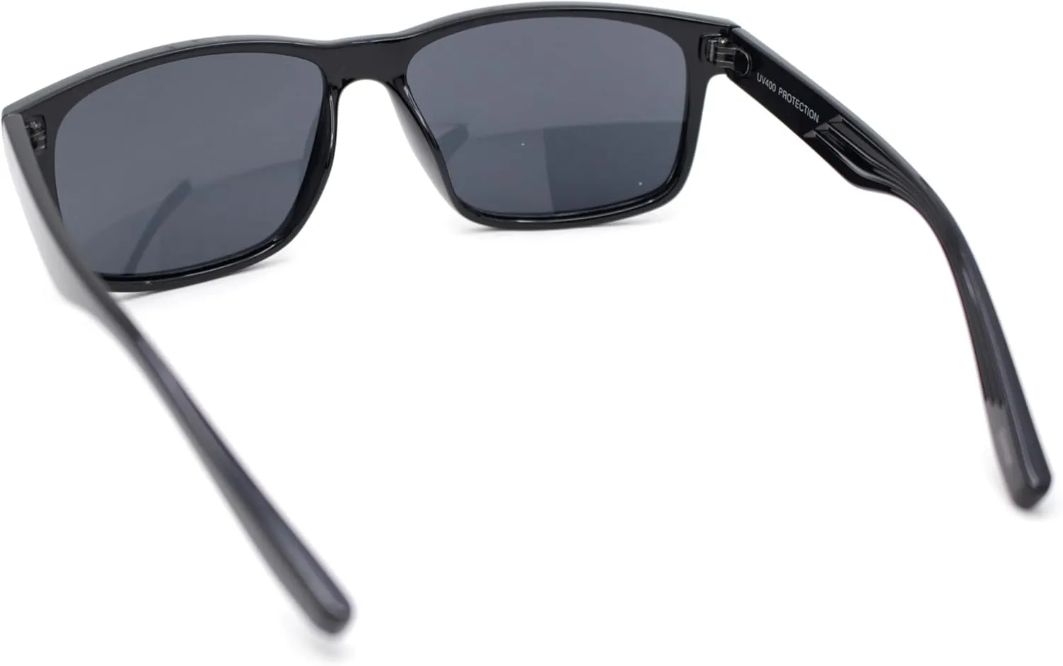Classic Mens Sport Horn Rim Plastic Rectangular Sunglasses