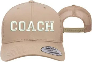 Coach Trucker Baseball Hat - Unisex - Sports Coach Baseball Caps