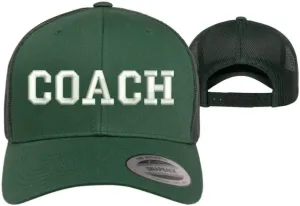 Coach Trucker Baseball Hat - Unisex - Sports Coach Baseball Caps