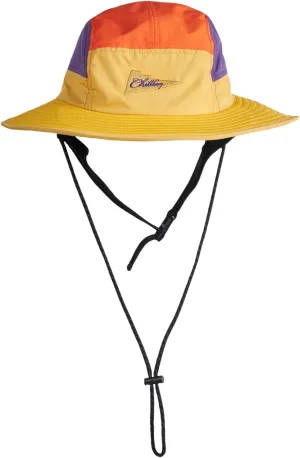 Color-Blocked Fisherman Style Sun Hat for Outdoor Camping, Surfing & Vacations - Wide Brim, UV Protective, Anti-Slip