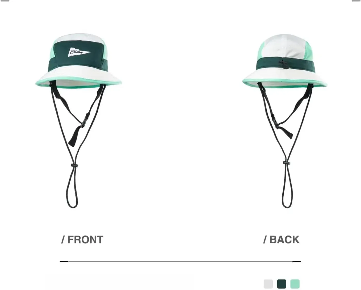 Color-Blocked Fisherman Style Sun Hat for Outdoor Camping, Surfing & Vacations - Wide Brim, UV Protective, Anti-Slip