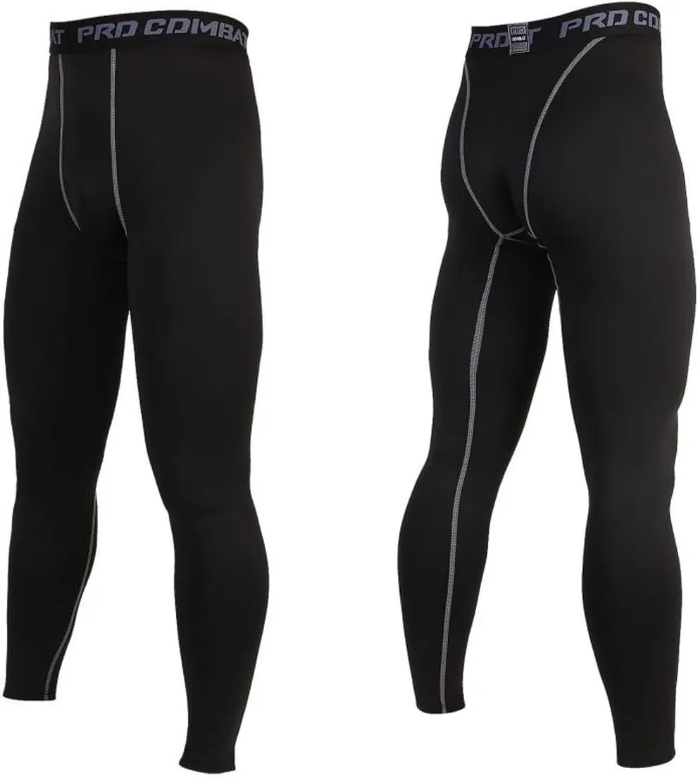 Compression Pants Men Running Tights Leggings Athletic Baselayer for Training Running Basketball Yoga