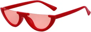 Cool Small Size Half Frame Cat Eye Sunglasses Women Fashion Sun glasses Vintage Shades UV400