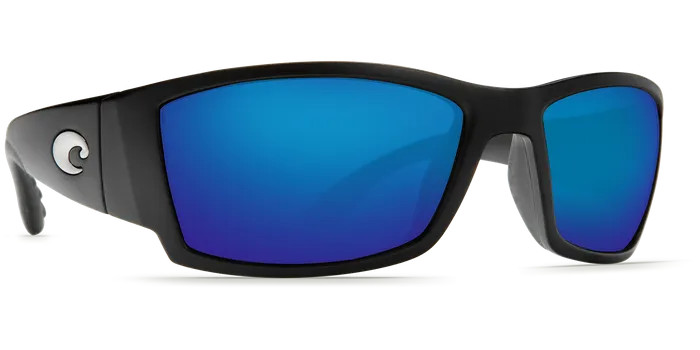 Costa Del Mar Corbina Sunglasses - Matte Black/Blue Mirror 580G