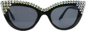 COTIA Cat Eye Diamond Sunglasses Fashion Bling Rhinestone Vintage Frame Women Men Sun Glasses UV400